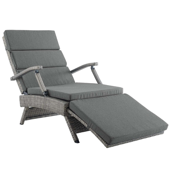 Envisage Chaise Outdoor Patio Wicker Rattan Lounge Chair - view 15