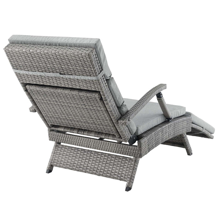 Envisage Chaise Outdoor Patio Wicker Rattan Lounge Chair - view 30