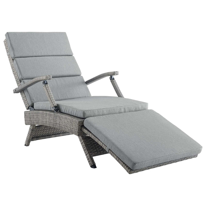 Envisage Chaise Outdoor Patio Wicker Rattan Lounge Chair - view 25