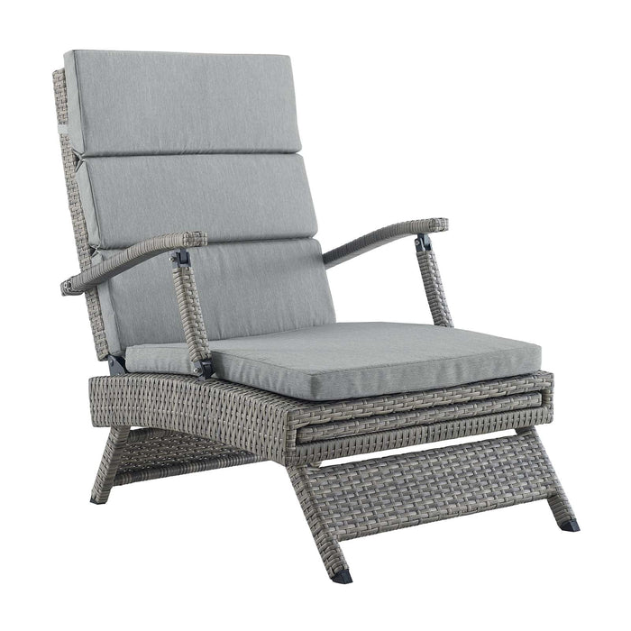 Envisage Chaise Outdoor Patio Wicker Rattan Lounge Chair - view 27