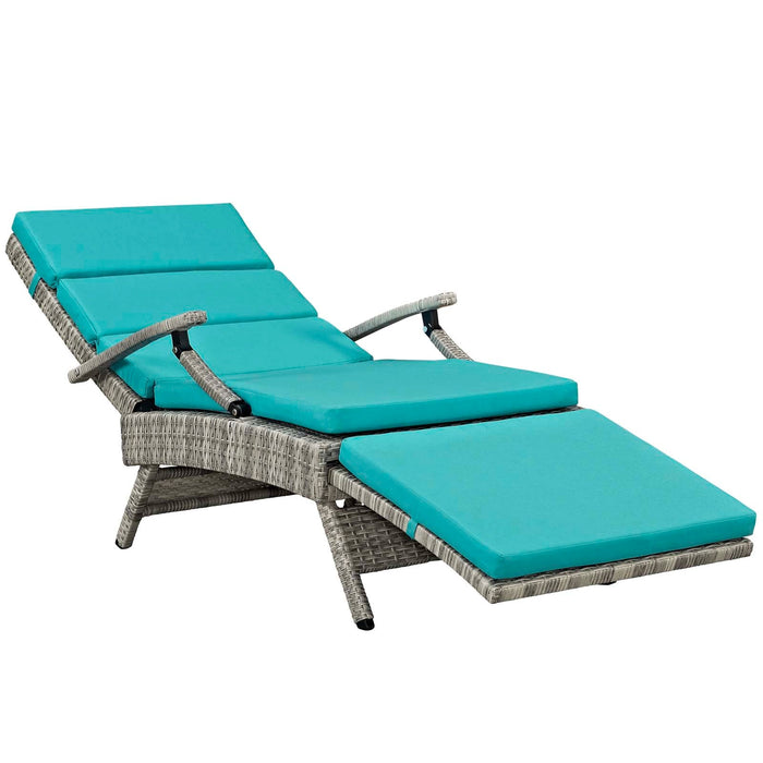 Envisage Chaise Outdoor Patio Wicker Rattan Lounge Chair - view 45