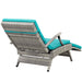 Envisage Chaise Outdoor Patio Wicker Rattan Lounge Chair - view 49