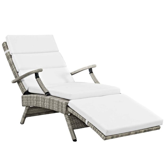 Envisage Chaise Outdoor Patio Wicker Rattan Lounge Chair - view 54