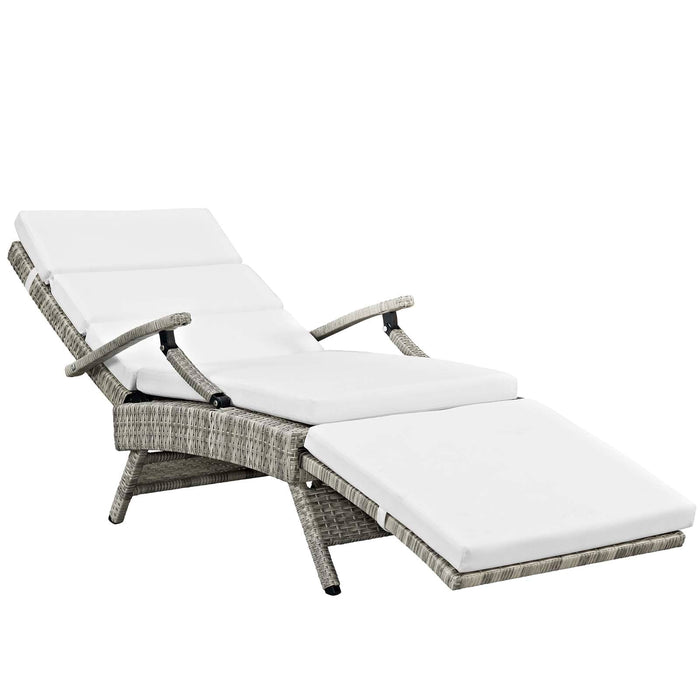 Envisage Chaise Outdoor Patio Wicker Rattan Lounge Chair - view 55