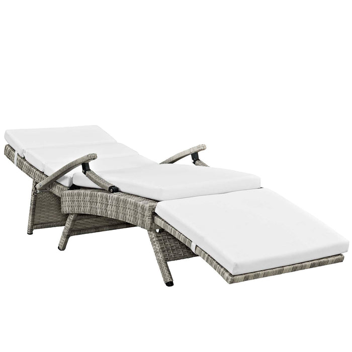 Envisage Chaise Outdoor Patio Wicker Rattan Lounge Chair - view 56