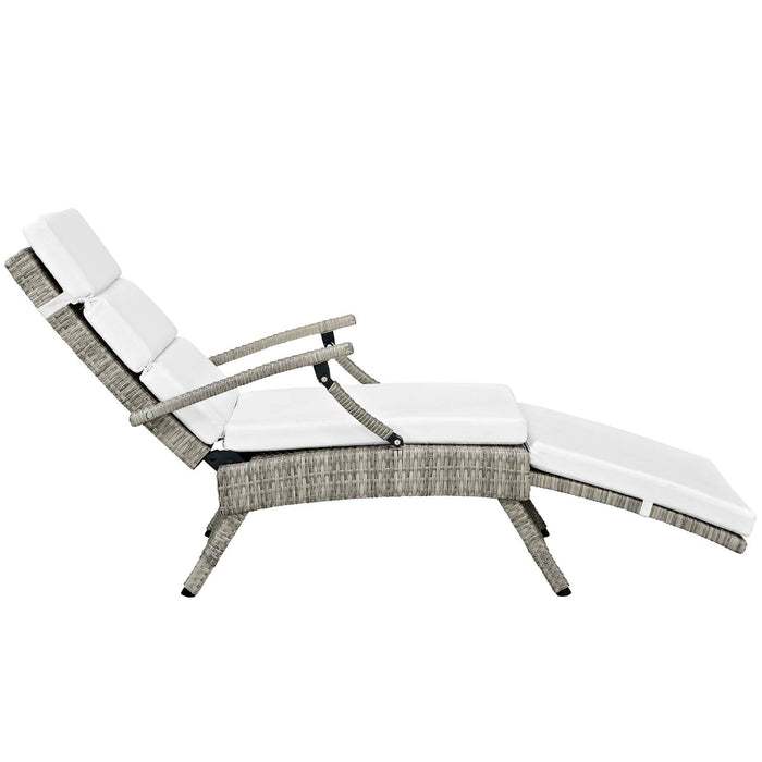 Envisage Chaise Outdoor Patio Wicker Rattan Lounge Chair - view 58