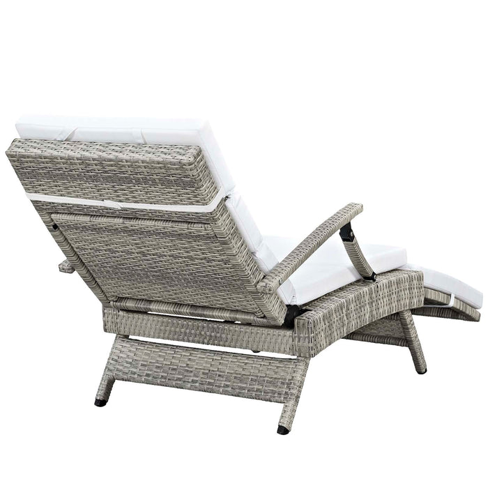 Envisage Chaise Outdoor Patio Wicker Rattan Lounge Chair - view 59