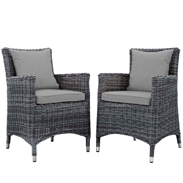 Summon 2 Piece Outdoor Patio Sunbrella® Dining Set - view 6