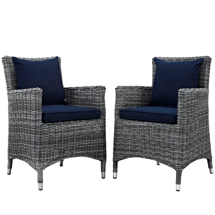Summon 2 Piece Outdoor Patio Sunbrella® Dining Set - view 11