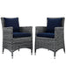Summon 2 Piece Outdoor Patio Sunbrella® Dining Set - view 11