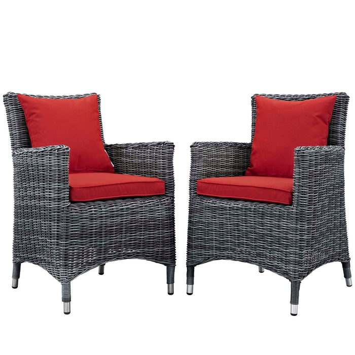 Summon 2 Piece Outdoor Patio Sunbrella® Dining Set - view 16