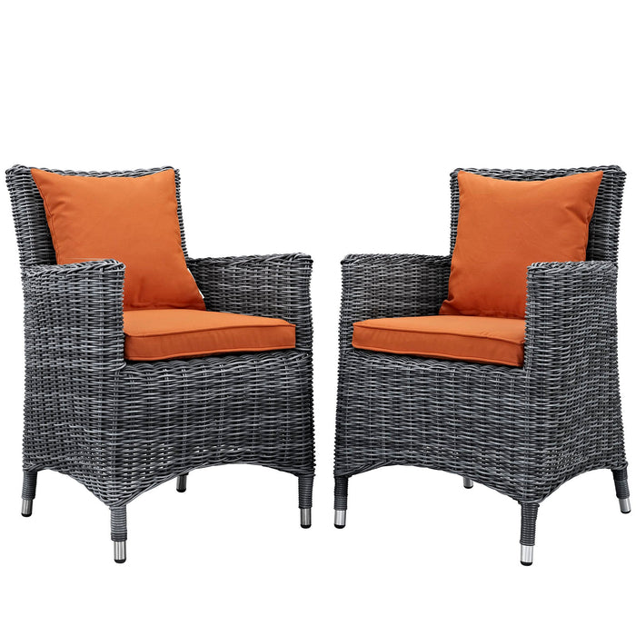 Summon 2 Piece Outdoor Patio Sunbrella® Dining Set - view 21