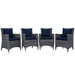 Summon 4 Piece Outdoor Patio Sunbrella® Dining Set - view 11