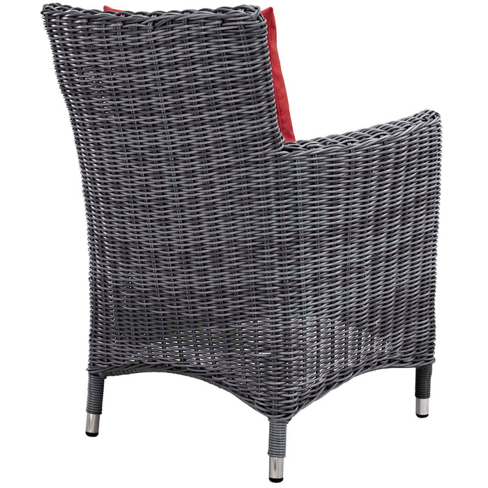 Summon 4 Piece Outdoor Patio Sunbrella® Dining Set - view 19