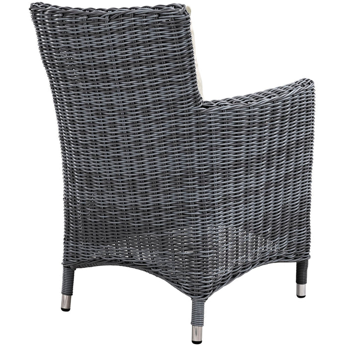 Modway Summon 11 Piece Outdoor Patio Sunbrella® Dining Set - Lifestyle View