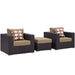 Convene 3 Piece Outdoor Patio Sofa Set - alternate angle view