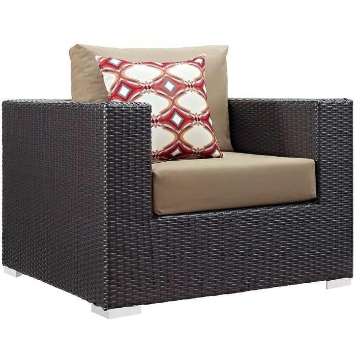 Convene 3 Piece Outdoor Patio Sofa Set - detail close-up