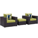 Convene 3 Piece Outdoor Patio Sofa Set - view 7