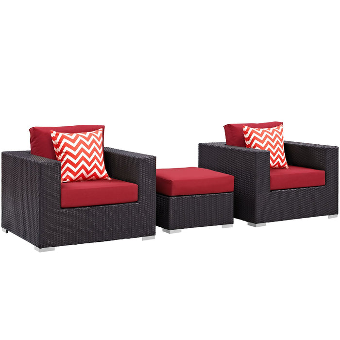 Convene 3 Piece Outdoor Patio Sofa Set - view 12