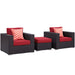 Convene 3 Piece Outdoor Patio Sofa Set - view 12