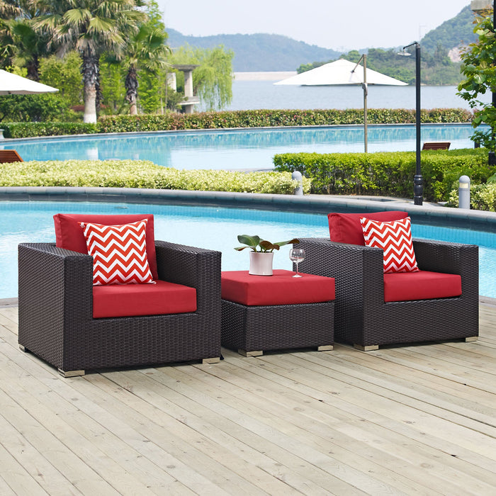 Convene 3 Piece Outdoor Patio Sofa Set - view 11