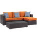 Convene 3 Piece Outdoor Patio Sofa Set - view 12