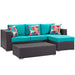 Convene 3 Piece Outdoor Patio Sofa Set - view 30