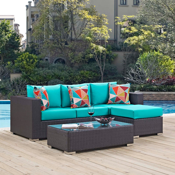 Convene 3 Piece Outdoor Patio Sofa Set - view 29