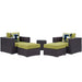 Convene 5 Piece Outdoor Patio Sectional Set - view 8