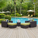 Convene 5 Piece Outdoor Patio Sectional Set - view 7
