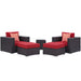 Convene 5 Piece Outdoor Patio Sectional Set - view 14