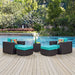 Convene 5 Piece Outdoor Patio Sectional Set - view 19
