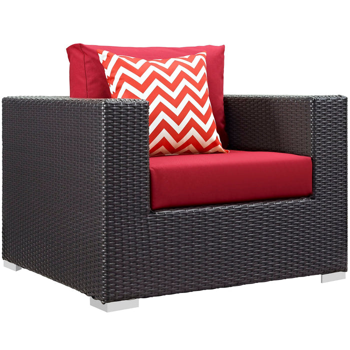 Convene 4 Piece Outdoor Patio Sectional Set - view 13