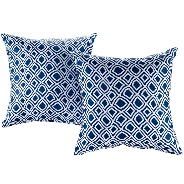 Modway Two Piece Outdoor Patio Pillow Set