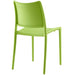 Modway Hipster Dining Side Chair Set of 2 in Green - Detail View