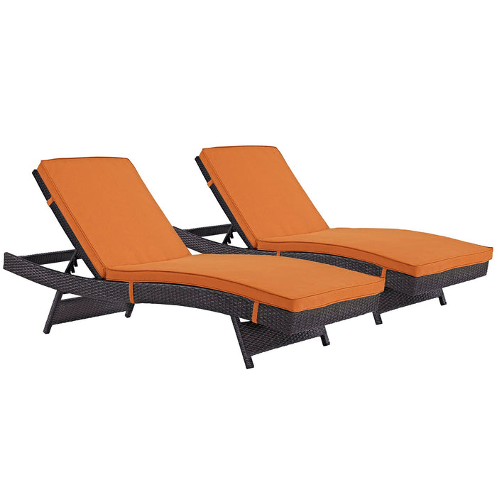 Convene Chaise Outdoor Patio Set of 2 - view 6