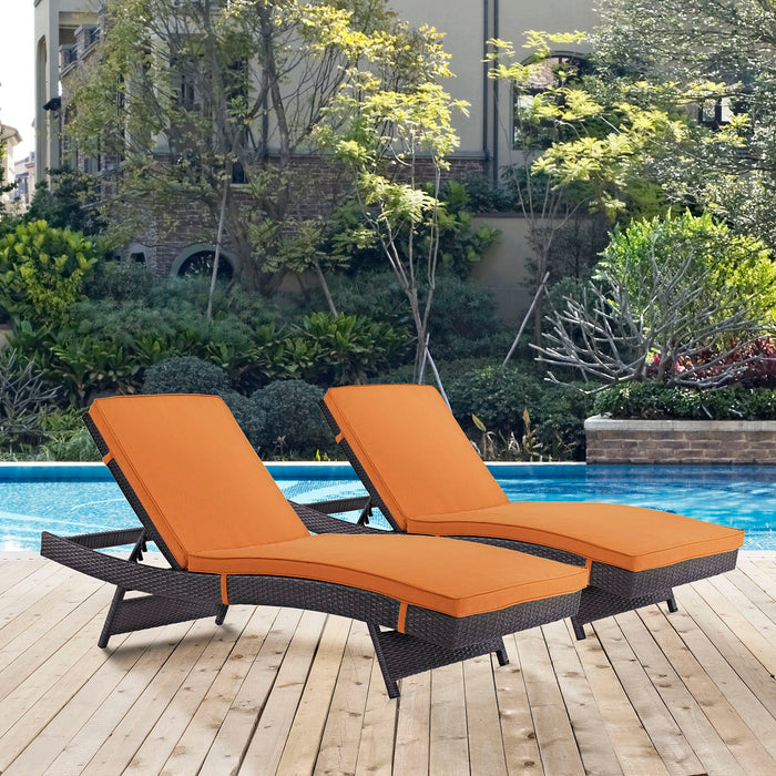 Convene Chaise Outdoor Patio Set of 2 - view 5