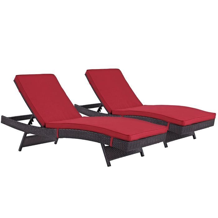 Convene Chaise Outdoor Patio Set of 2 - view 14