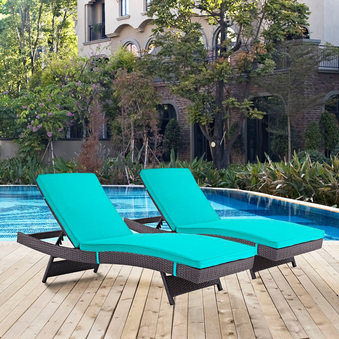 Convene Chaise Outdoor Patio Set of 2 - view 17