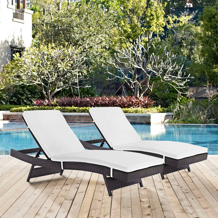 Convene Chaise Outdoor Patio Set of 2 - view 21