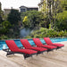 Convene Chaise Outdoor Patio Set of 4 by Modway - view 16