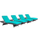 Convene Chaise Outdoor Patio Set of 4 by Modway - view 22