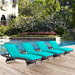 Convene Chaise Outdoor Patio Set of 4 by Modway - view 21