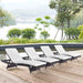 Convene Chaise Outdoor Patio Set of 4 by Modway - view 26