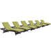 Convene Chaise Outdoor Patio Set of 6 by Modway - control panel detail