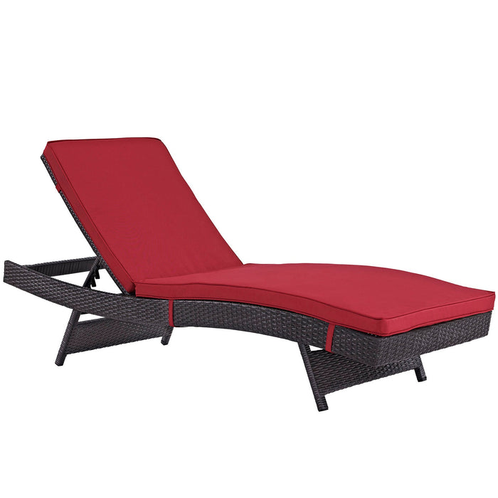 Convene Chaise Outdoor Patio Set of 6 by Modway - view 18