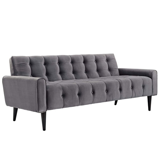 Delve Performance Velvet Sofa - alternate angle view