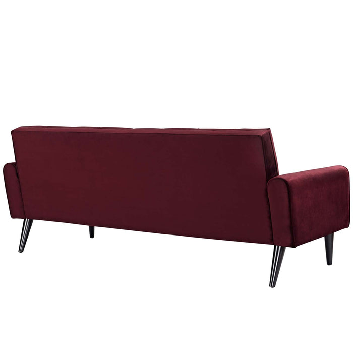 Delve Performance Velvet Sofa - view 7