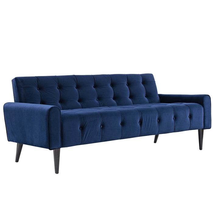 Delve Performance Velvet Sofa - view 10