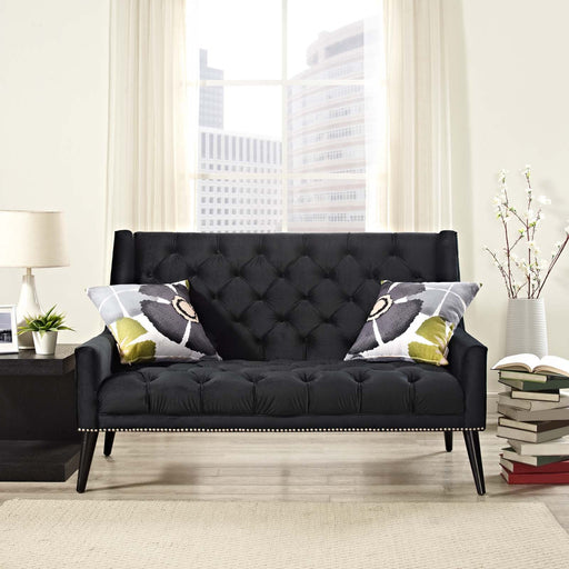Peruse Performance Velvet Loveseat - Modway \living\loveseats